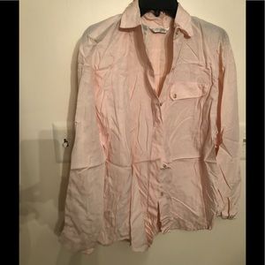Dressy button down shirt for women